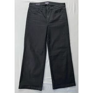 NYDJ Lift/Tuck Teresa Wide Leg 5-Pocket Stretch Jeans Black, Women's 4. GUC!!